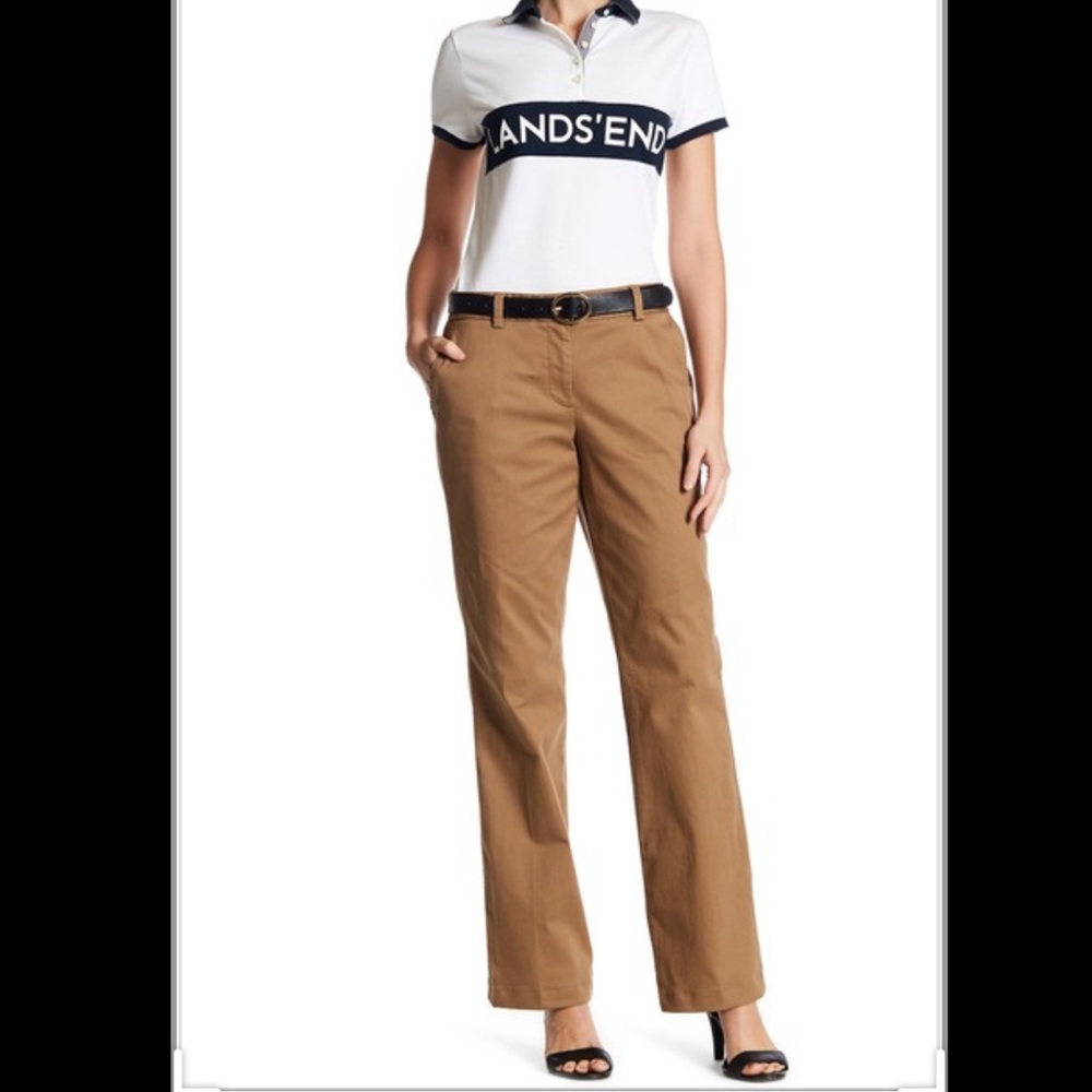 Lands end petite chino pants